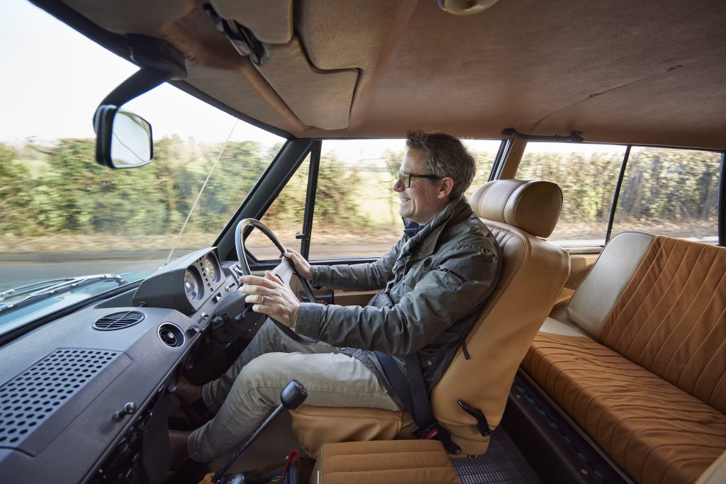 Nik Berg drive the 1970 Rover Velar