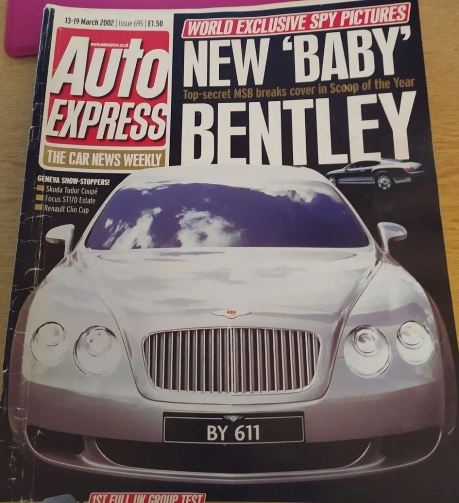 Bentley Continental GT spyshots Auto Express