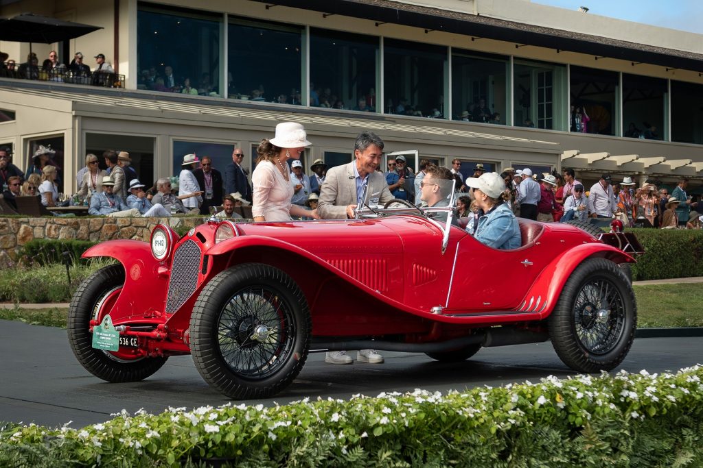 Nick Mason's former Alfa Romeo 8C at Pebble Beach 2019