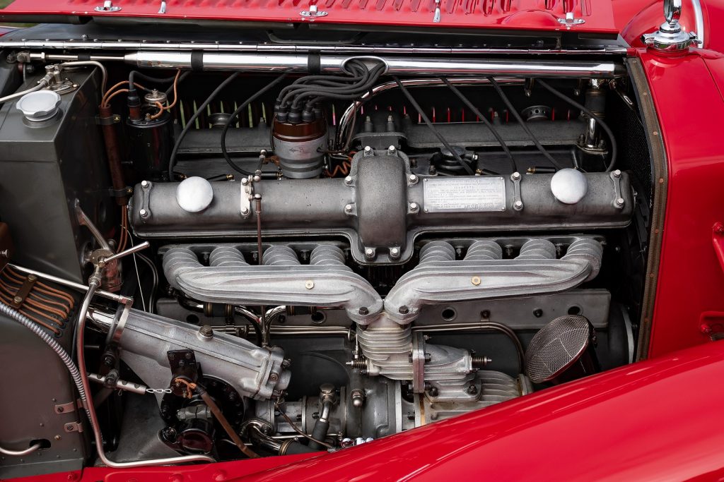 Nick Mason's former Alfa Romeo 8C at Pebble Beach 2019