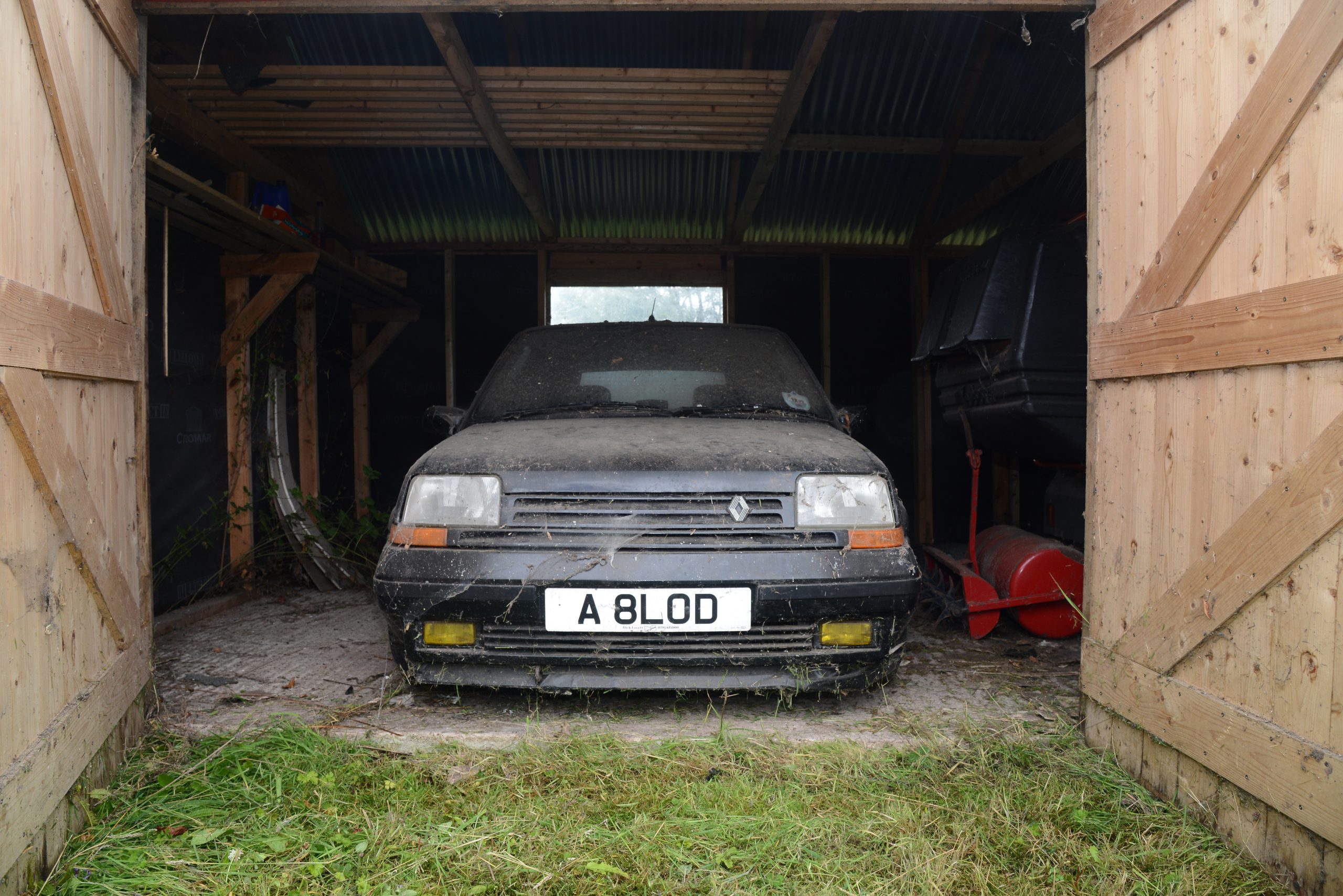 1990 White Renault 5 GT Turbo - Rear, A hot hatch version…