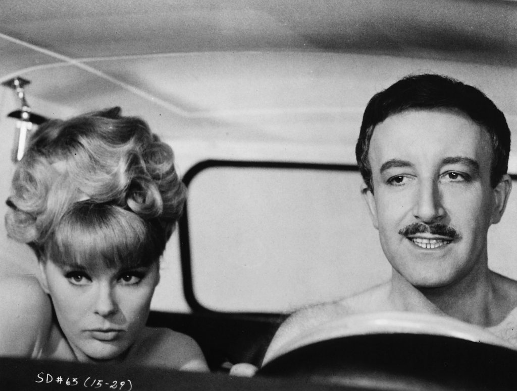 Elke Sommer, Peter Sellers in A Shot in the Dark