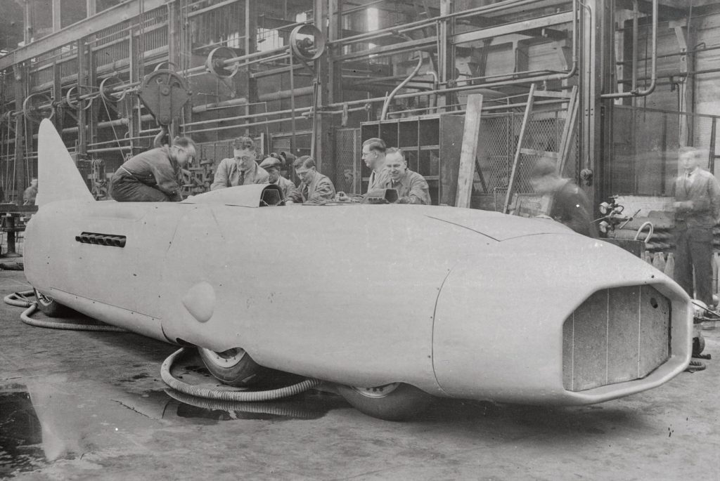 Thunderbolt land speed record car