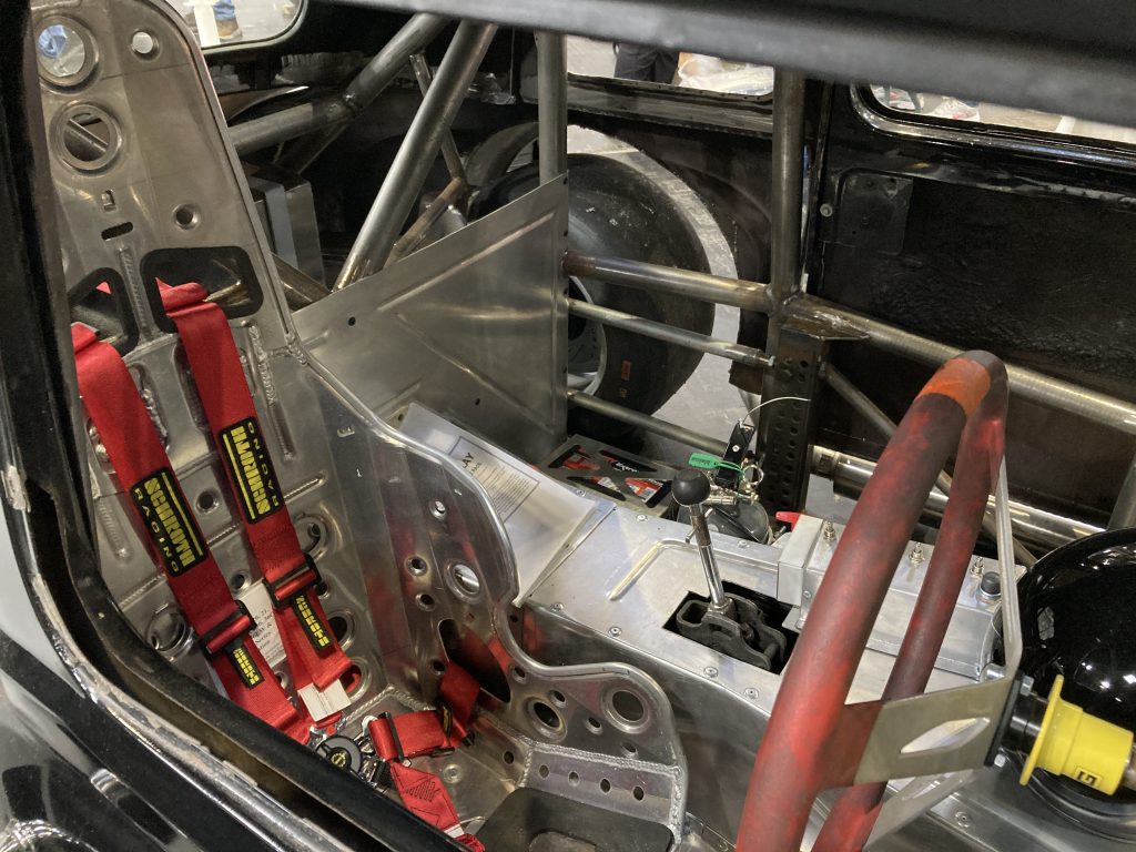 Austin A35 race interior