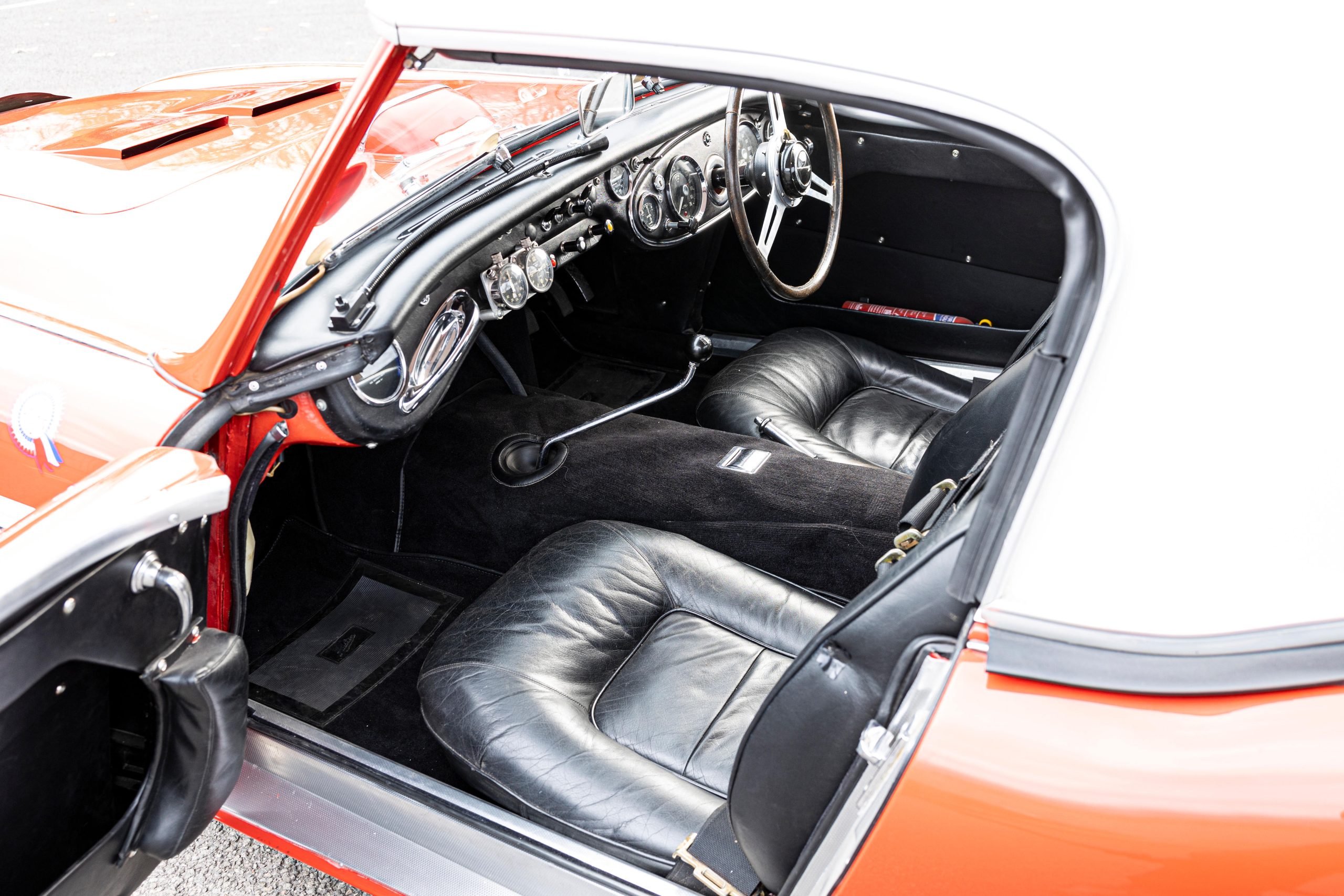 Pat Moss 1960 Austin-Healey 3000 interior