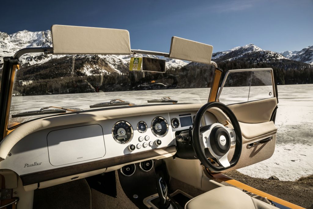 Morgan Plus Four BMW interior