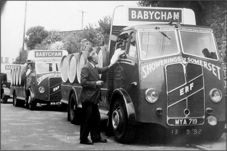 Babycham lorry