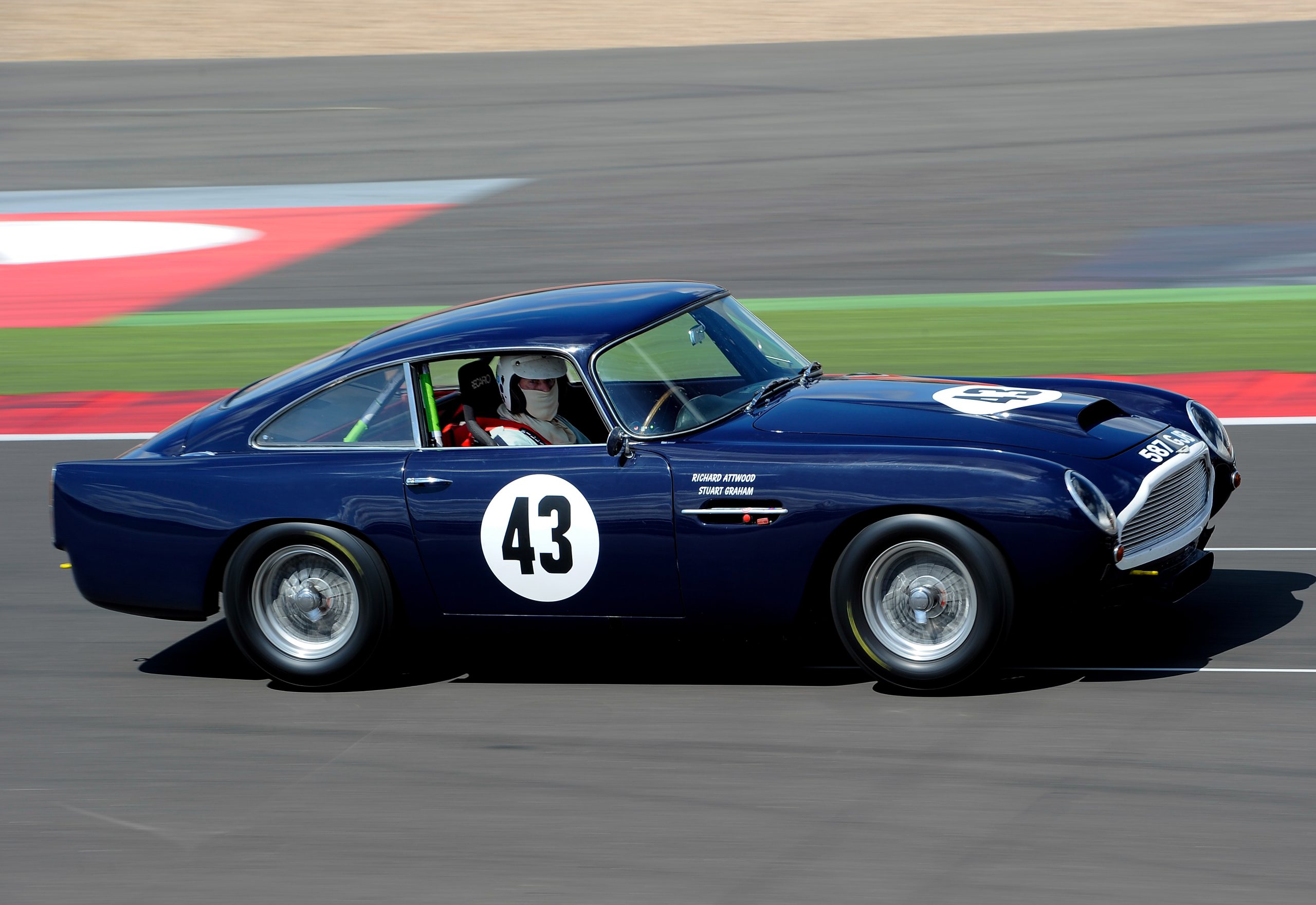 Racing royalty exStirling Moss Aston Martin DB4 GT Lightweight comes