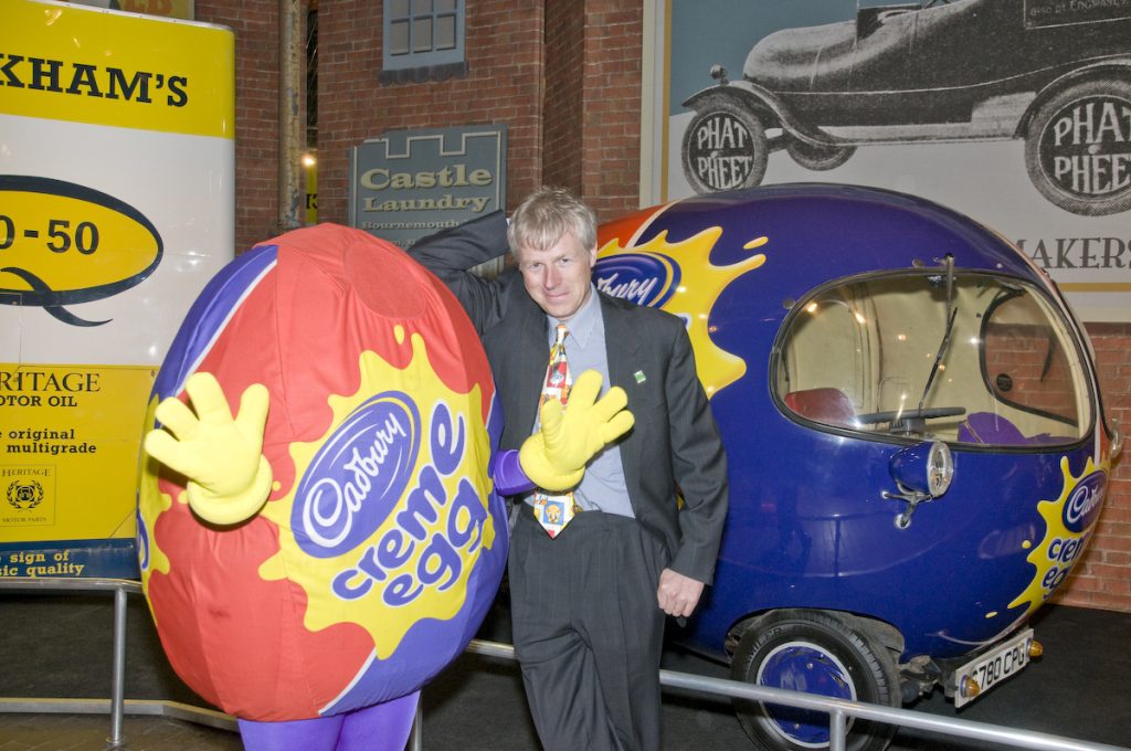 Creme Egg car at Beaulieu