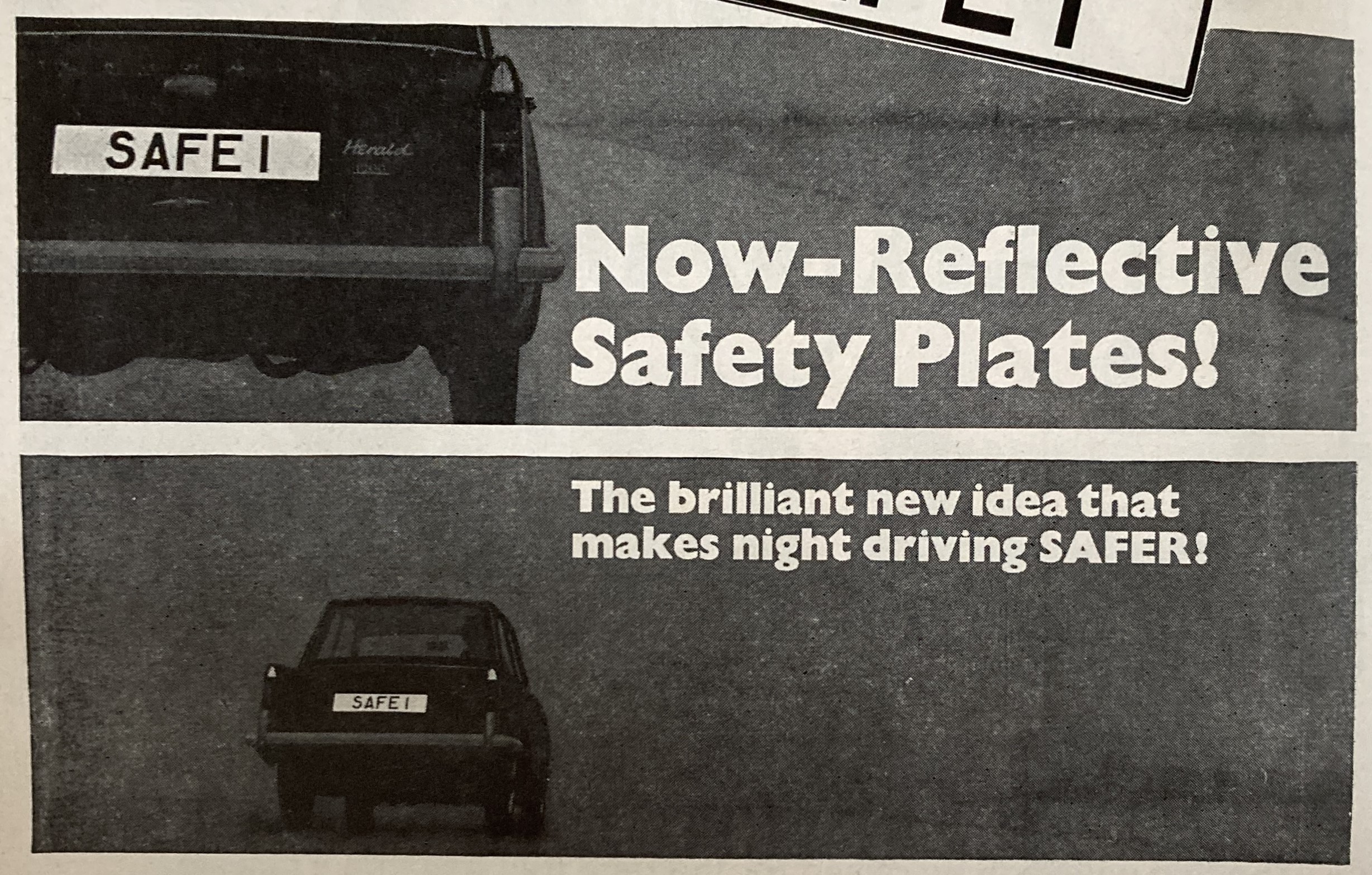 Ad Break: The unexpected innovation of reflective numberplates