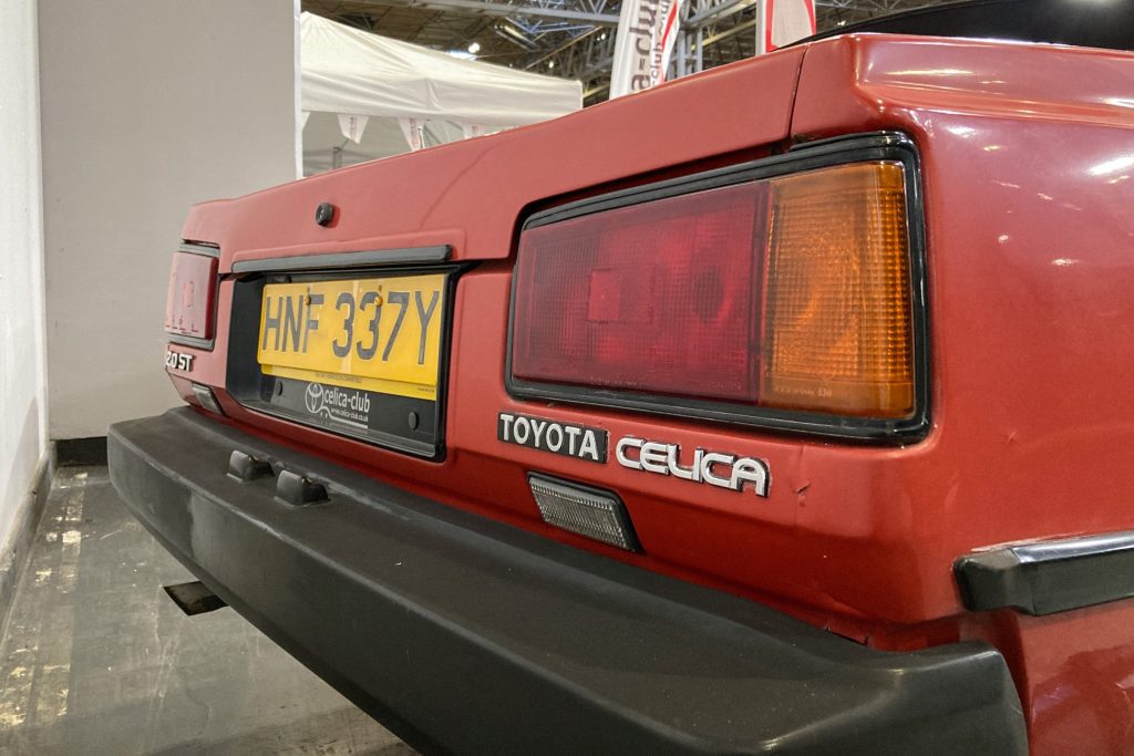 Toyota Celica Avon convertible rear lights