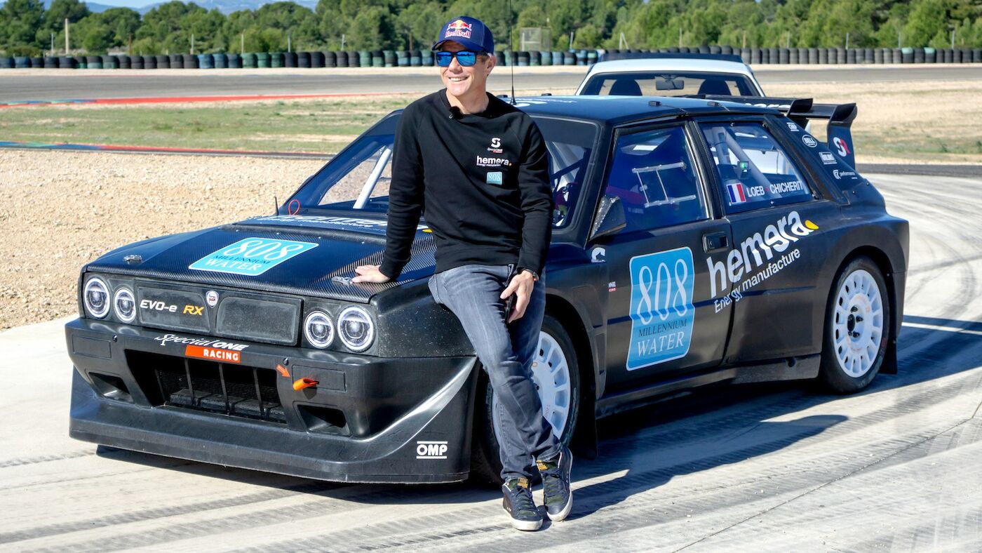 Loeb and Lancia: Nine-time WRC champ to race electric Integrale in World Rallycross