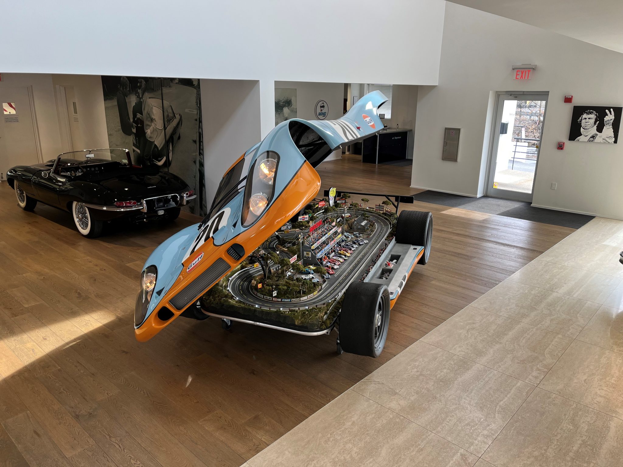 Slots of fun: Replica Porsche 917 body comes with its own Le Mans track