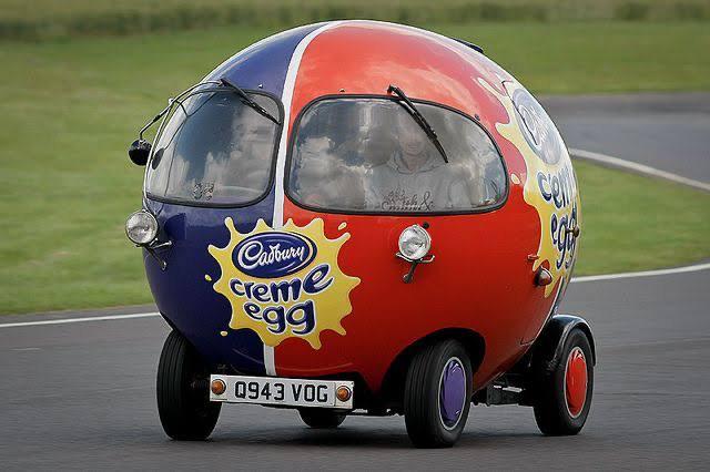 Cadbury Creme Egg car