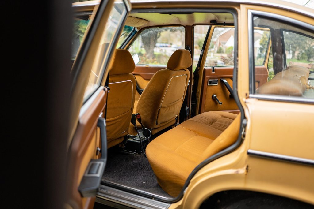 Lancia Beta Berlina rear seats