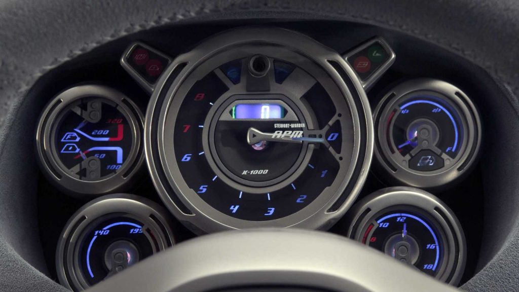 Shelby GR-1 concept dials