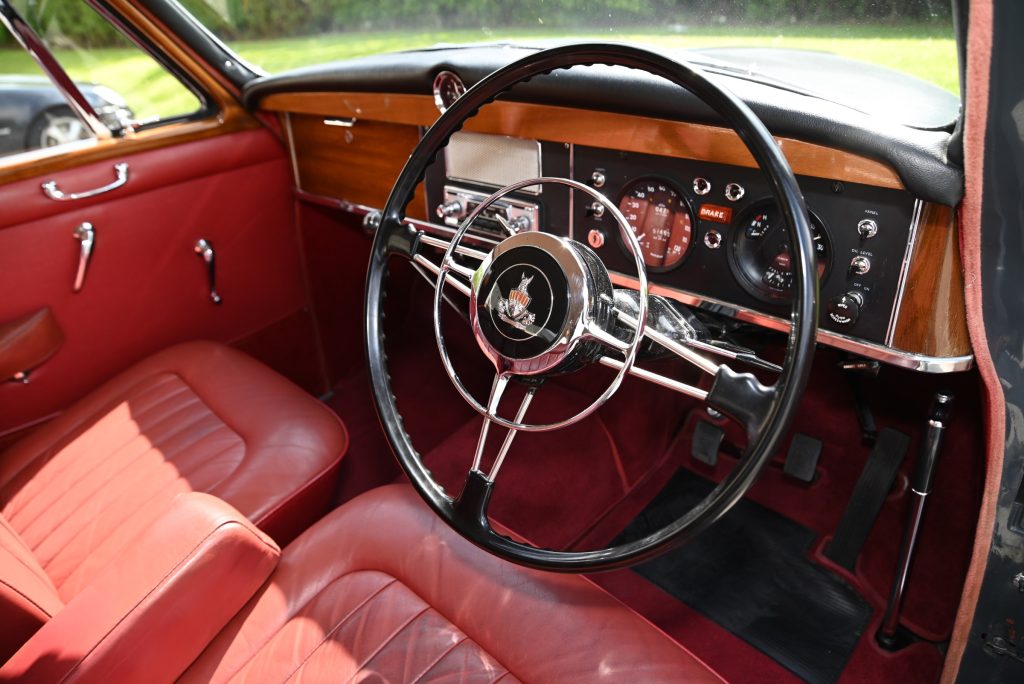 Rover P4 interior