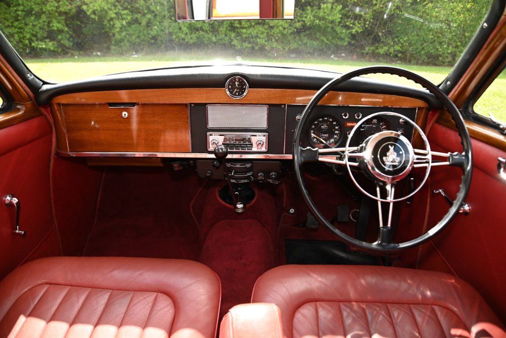 Rover P4 interior