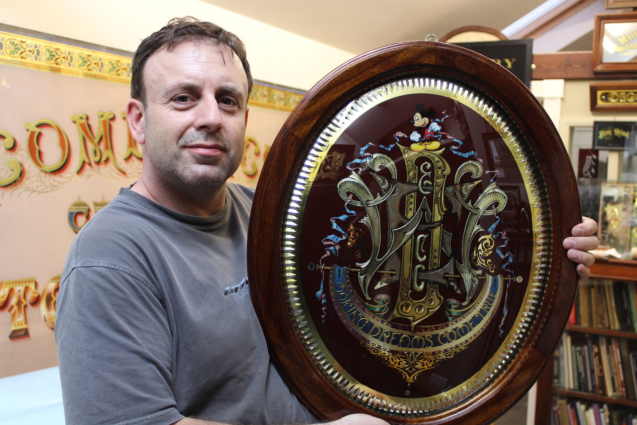 The modern day man of Victoriana: how David A Smith has revived the craft of reverse glass art