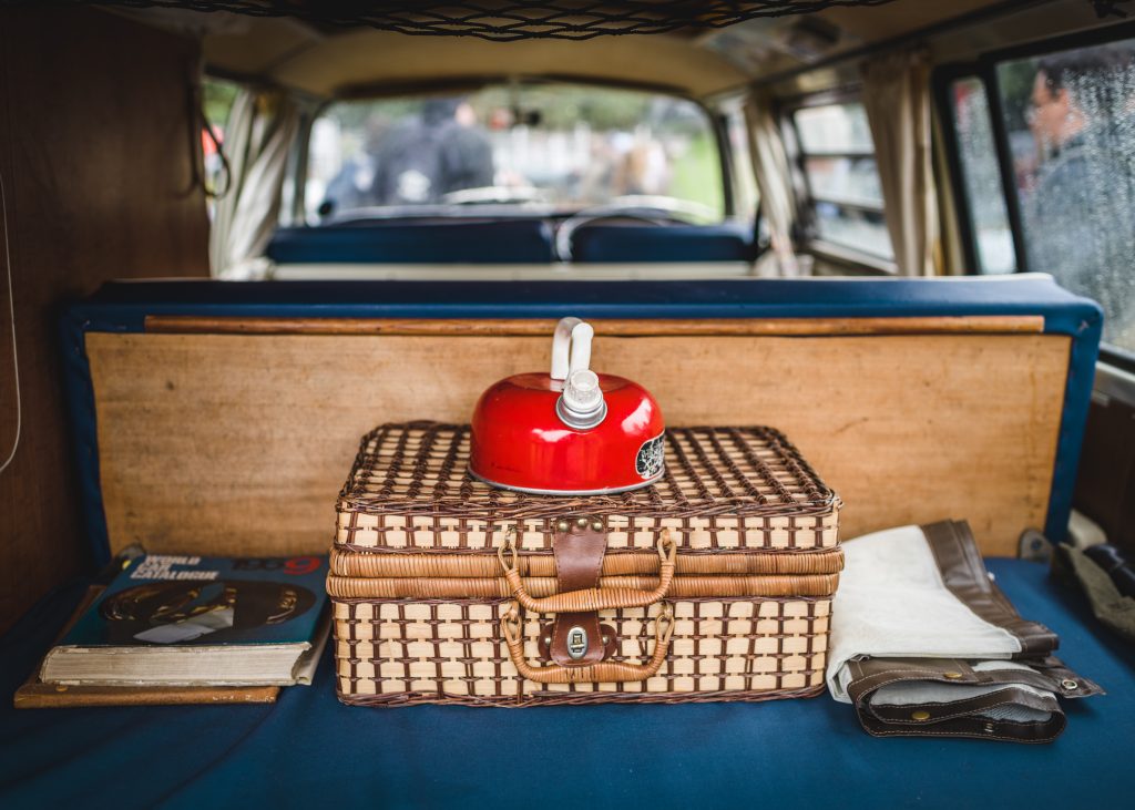 VW bus interior