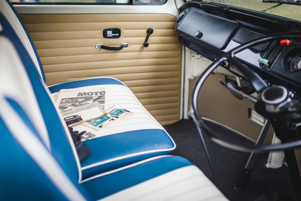 VW bus interior