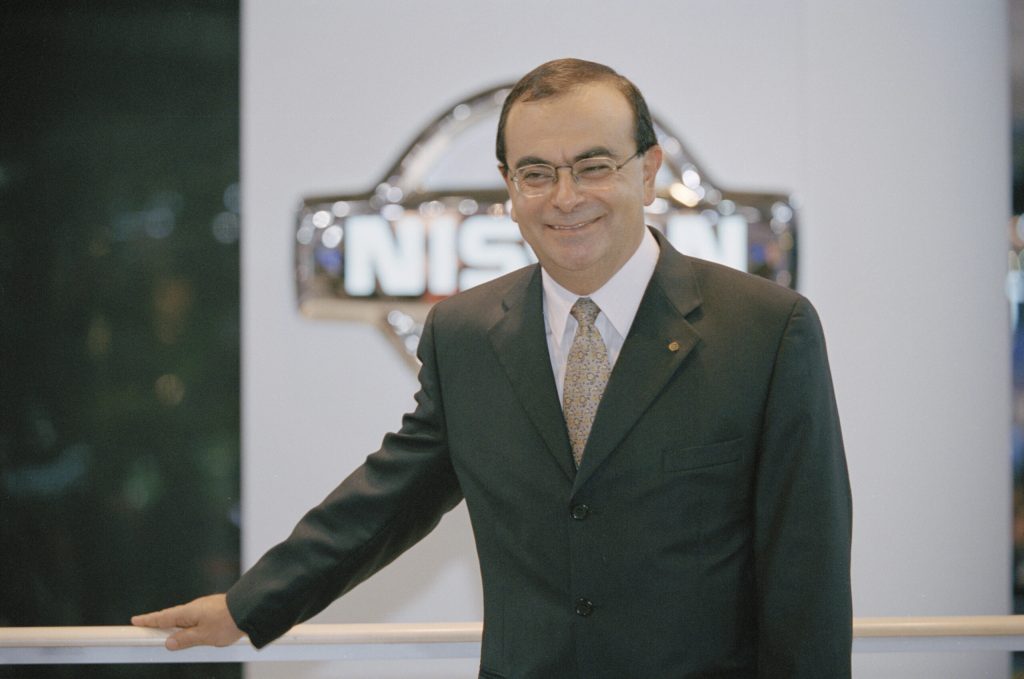 Carlos Ghosn 2000 Paris auto show