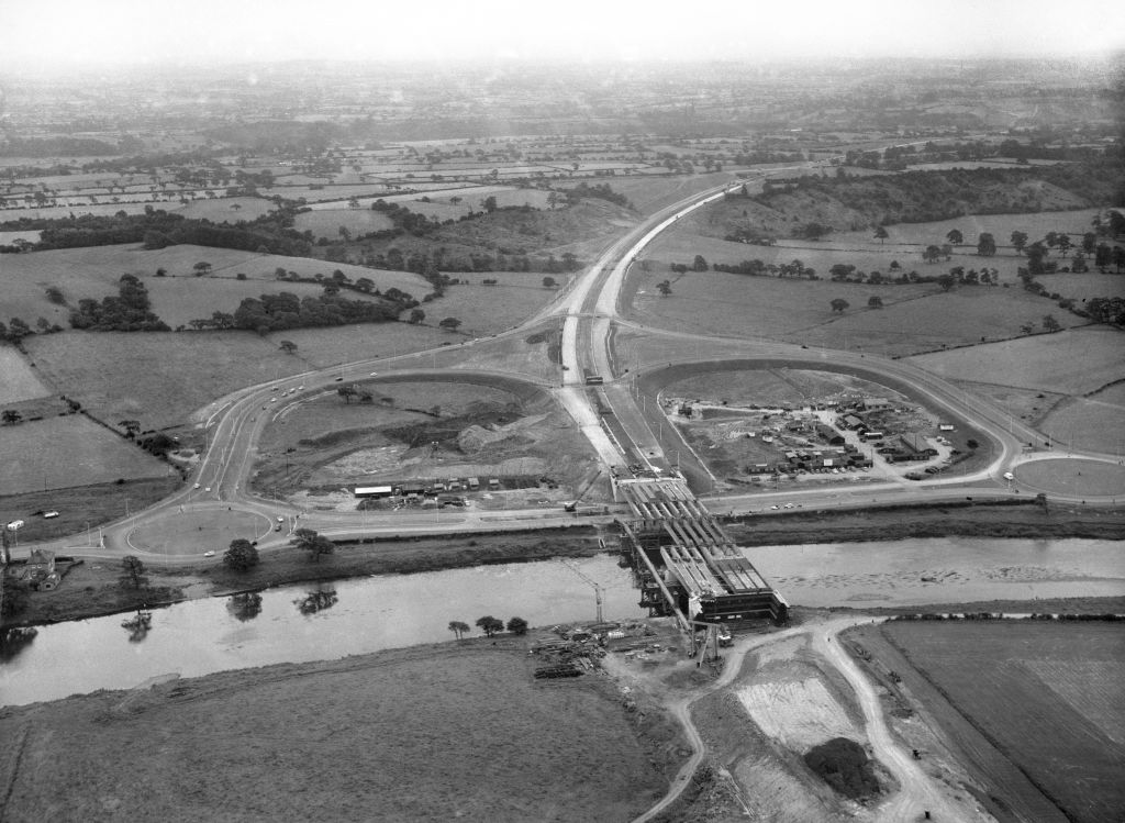 Preston By-pass Motorway - 1958