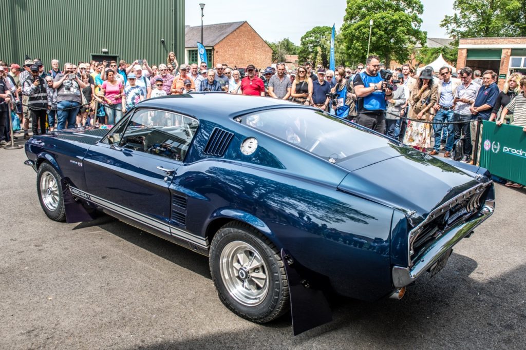 1967 Ford Mustang rally car unveiled at Bicester Heritage