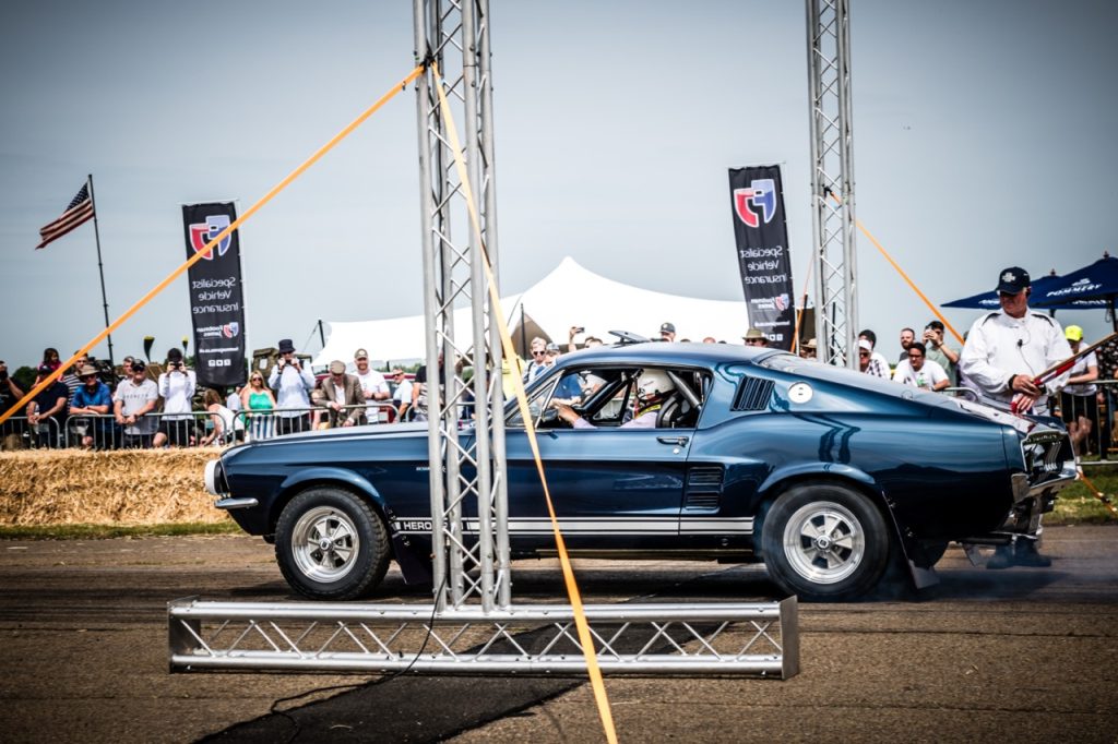 1967 Ford Mustang rally car launches at Bicester Heritage