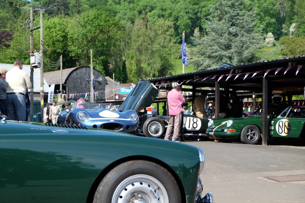 Hagerty Hill Climb-paddock