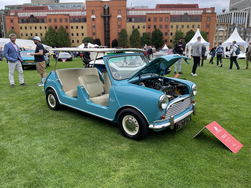 Oddballs on the lawn at the London Concours