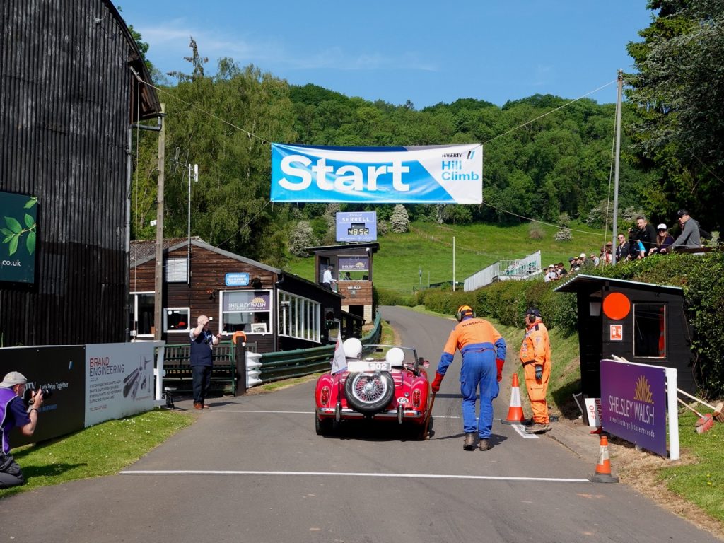 1960 MGA at Hagerty Hill Climb