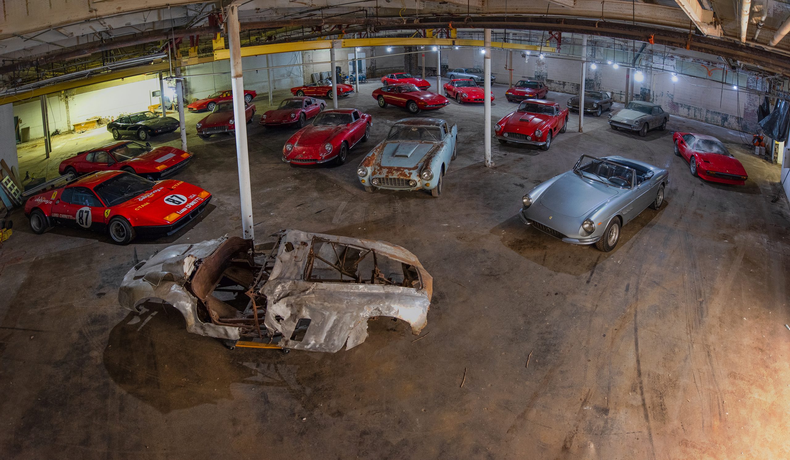 Barn find bonanza 20 lost Ferraris surface at auction Hagerty UK