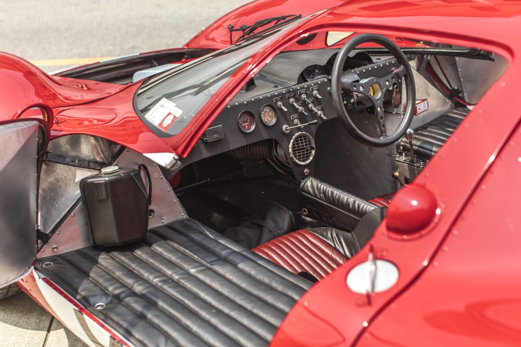 1967 Ferrari 412P Berlinetta interior door egress full