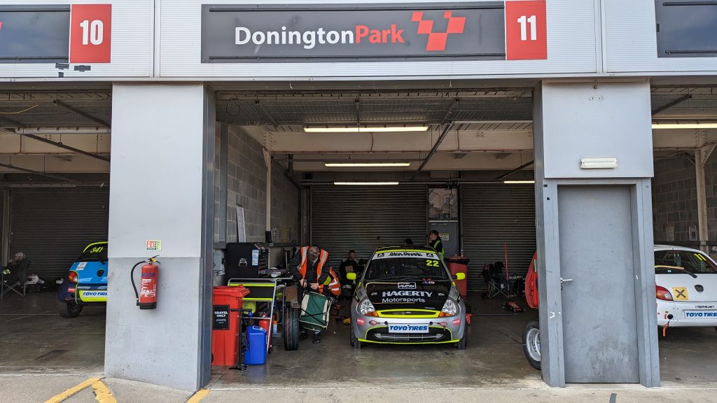 EnduroKA donington 2023 pit garage