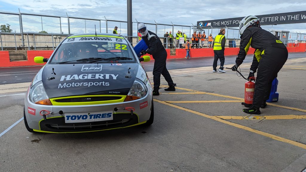 EnduroKA Donington 2023 pit stop