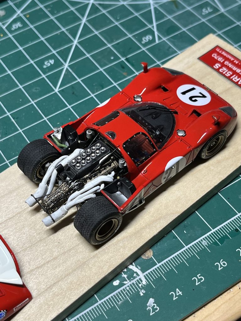 1970 Ferrari 512S scale model by Aaron Robinson