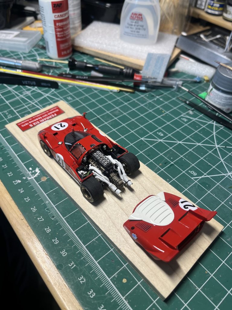 1970 Ferrari 512S scale model by Aaron Robinson