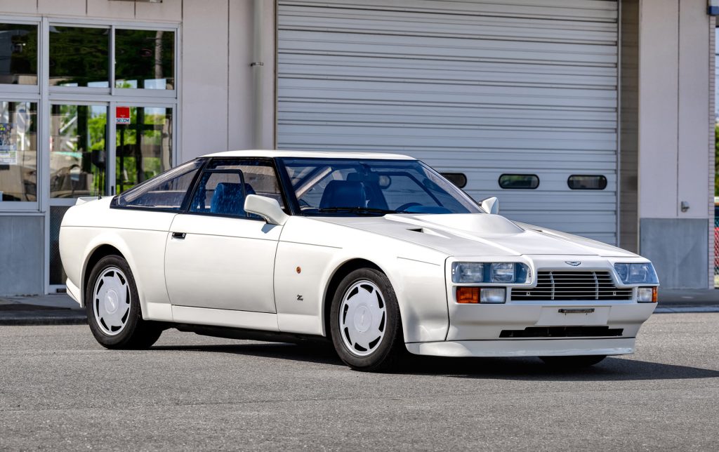 1986 Aston Martin V8 Zagato front three quarter