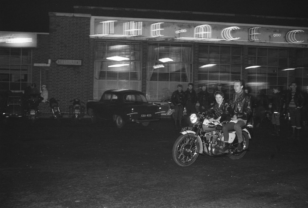 Motorbikes at the Ace Cafe