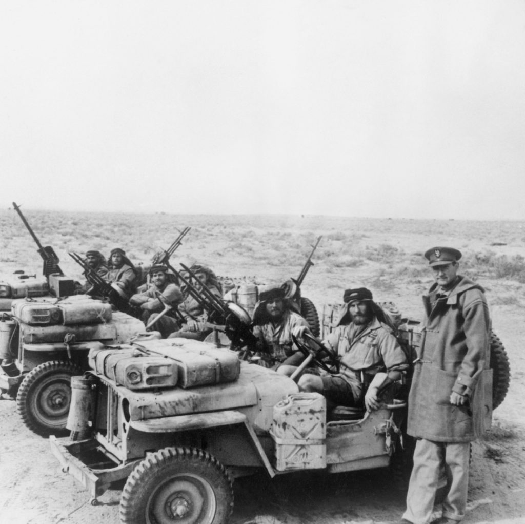 SAS jeep patrol in North Africa