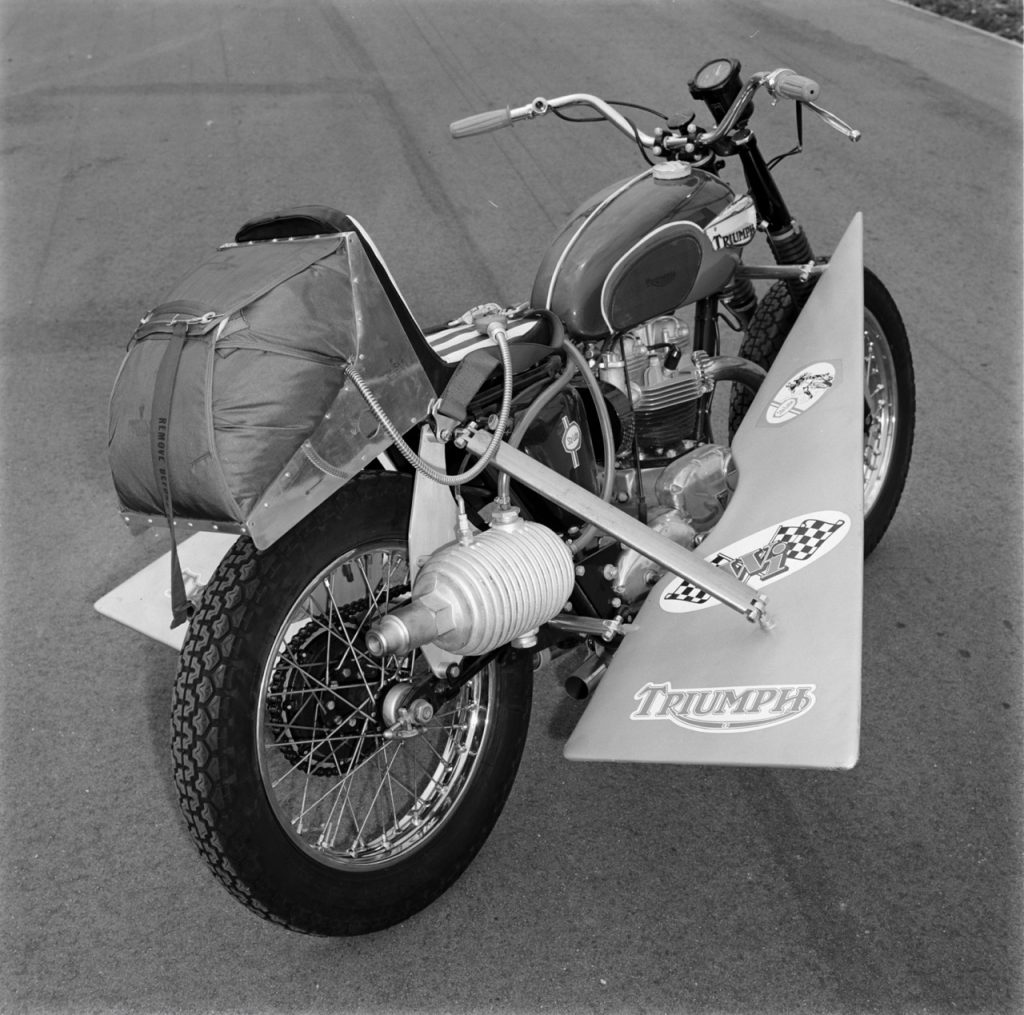 Jet-powered Evel Knievel Triumph Bonneville