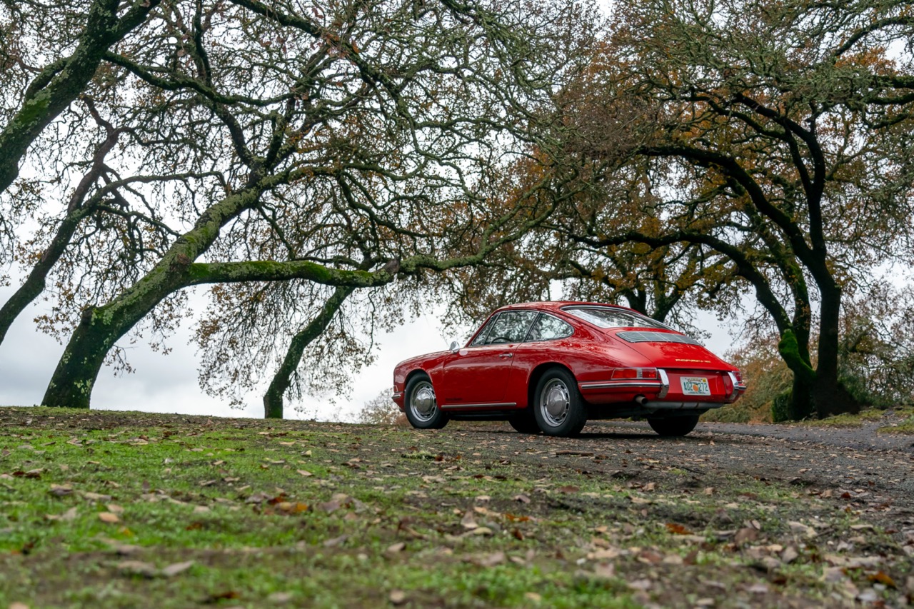 1964 Porsche 901-rear 3/4 low