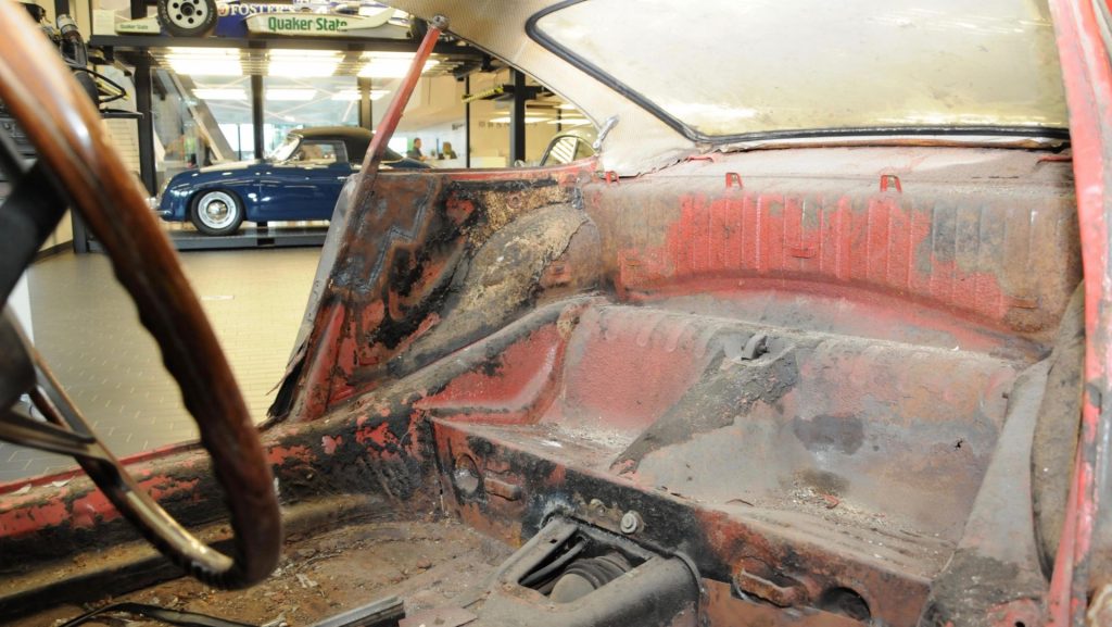 1964 Porsche 901-interior unrestored