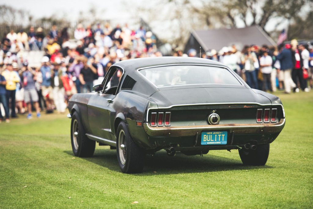 Bullitt Mustang rear three quarter