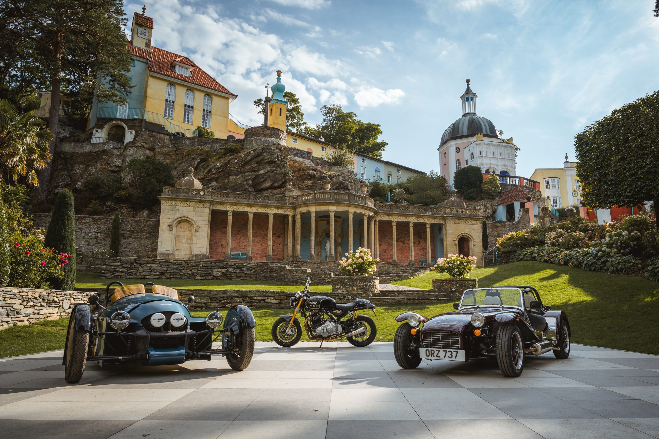 Caterham, Morgan, Norton: British folly on four, three and two wheels