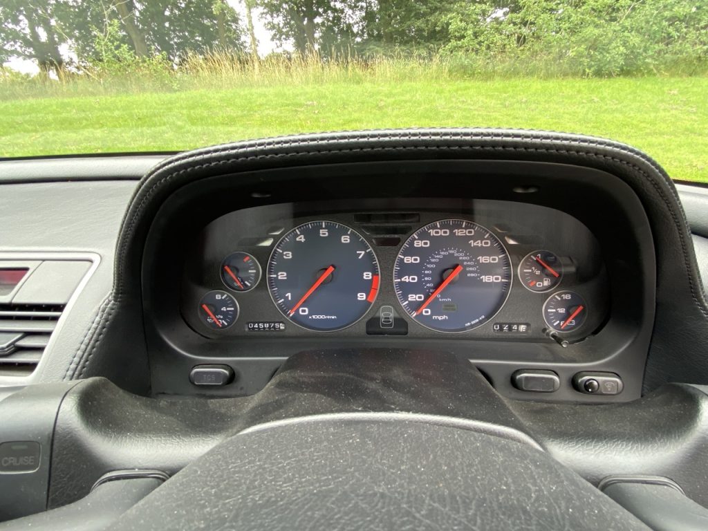 Honda NSX-gauges