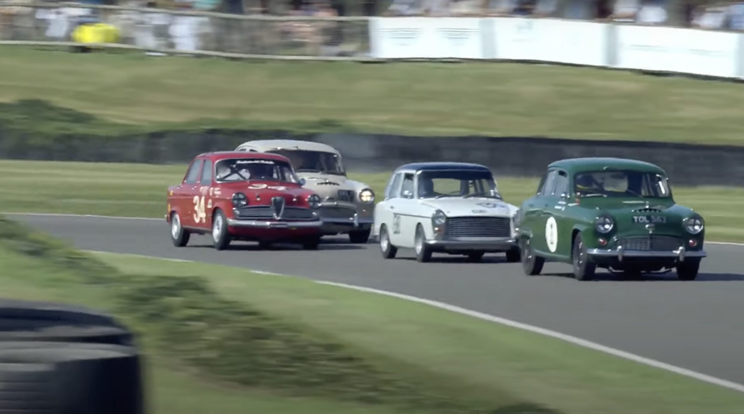 Goodwood Revival: Thunderous Fords dominate the St. Mary’s Trophy