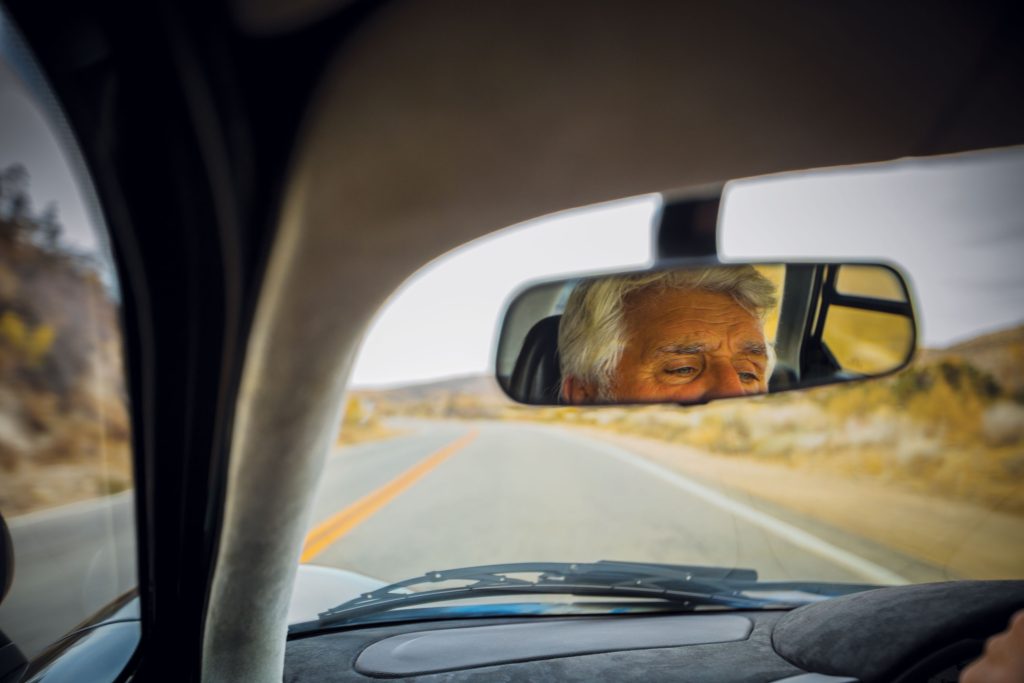 McLaren drive jay leno mirror