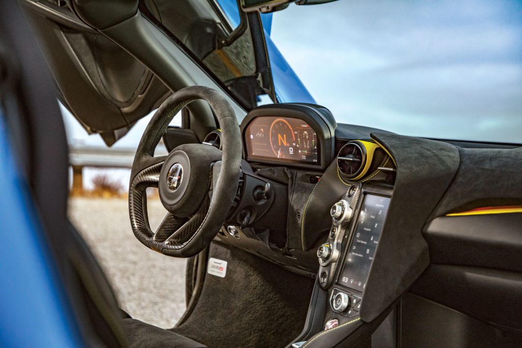 McLaren drive interior